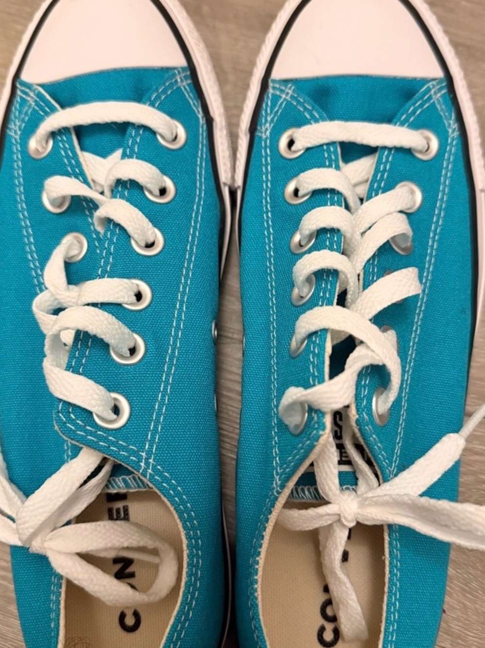 Converse Turquoise Low-Top Sneakers